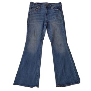 American Eagle Outfitters Women's Blue Flare Jeans
